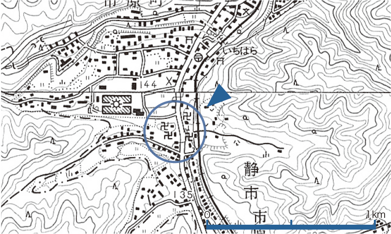 2.5万分の1　京都東北部・大原