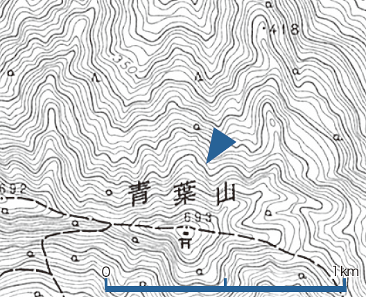 2.5万分の1 青葉山