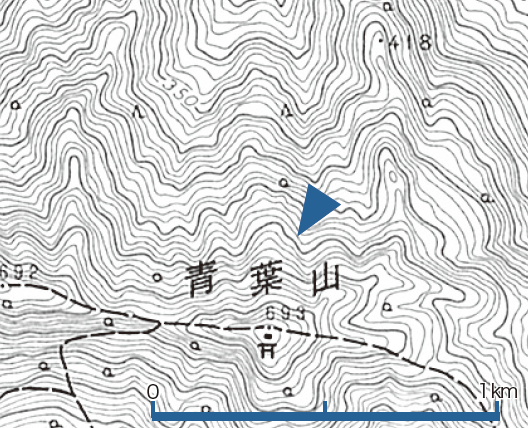 2.5万分の1　青葉山