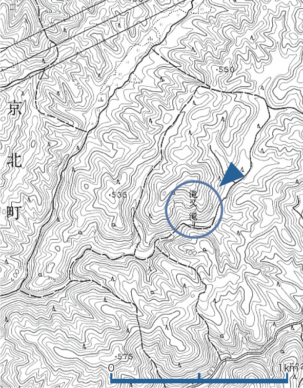 2.5万分の1 周山