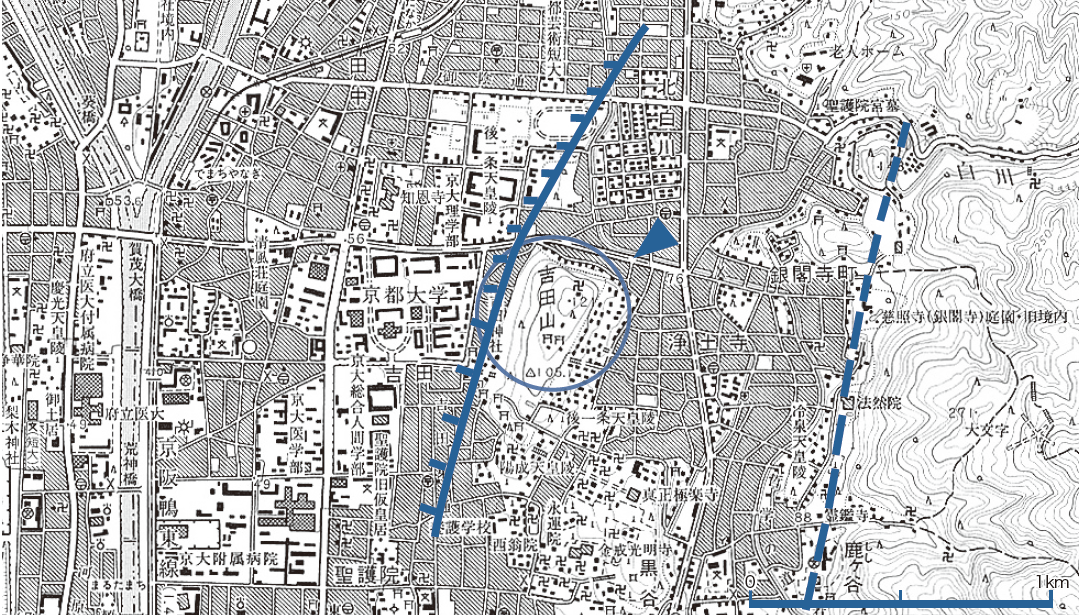 2.5万分の1　京都東北部