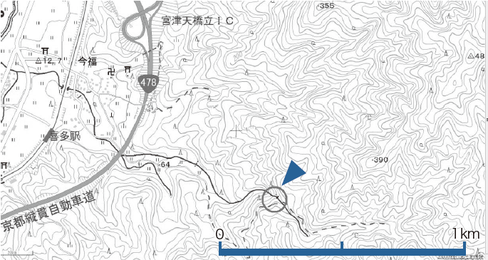 2.5万分の2　宮津