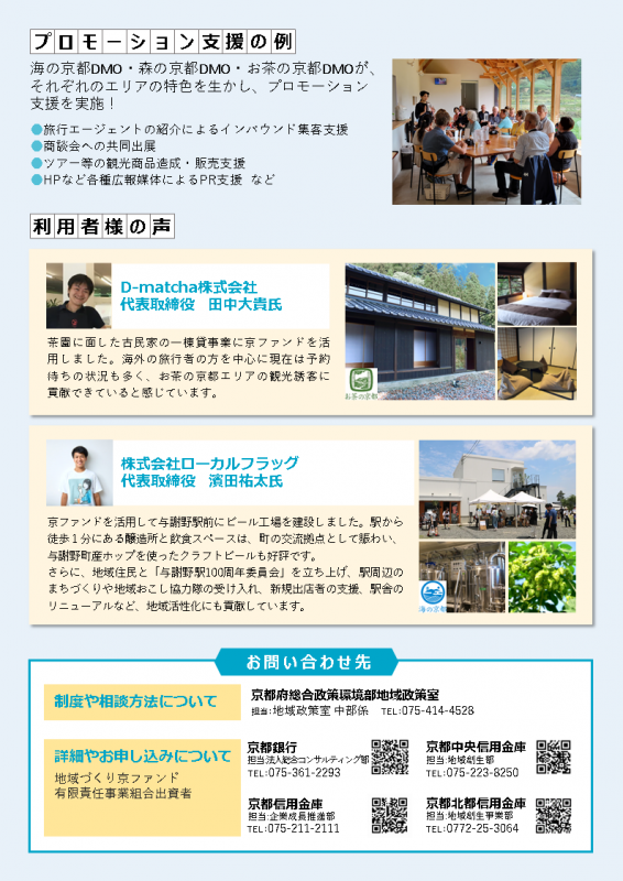 京ファンドちらし（裏面）