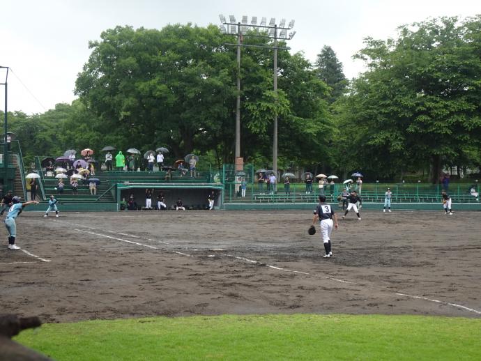 野球の試合風景