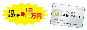 1日50万円→1日〇万円