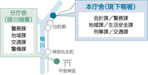 左京警察署のマップ