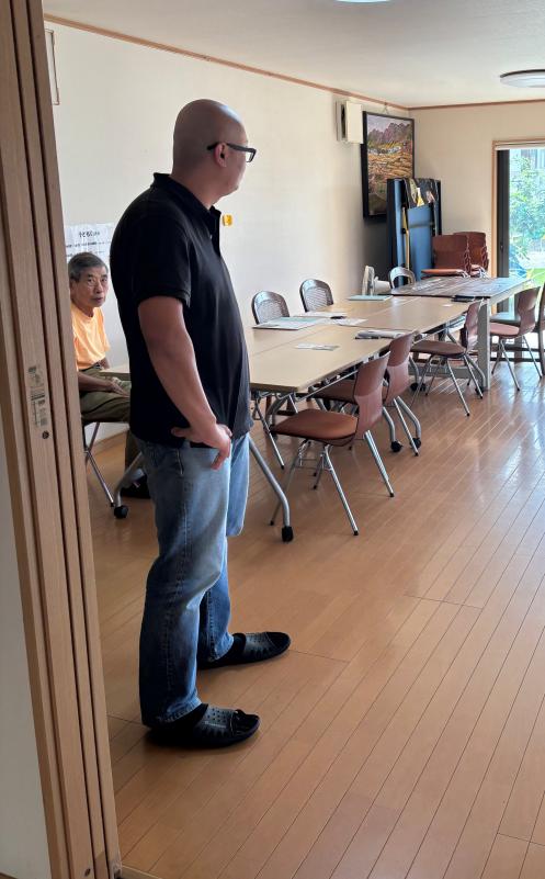 阪野さんの活動する様子