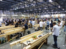 競技会場の様子