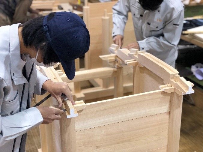 社寺・妻梁加工