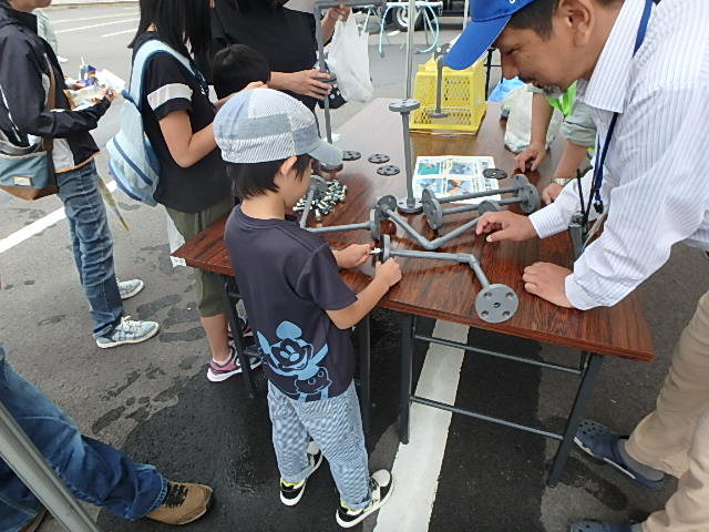 配管組み立て体験