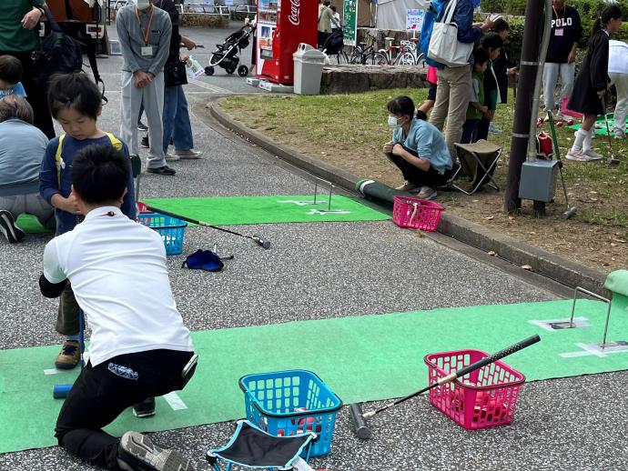 ゲートボール体験