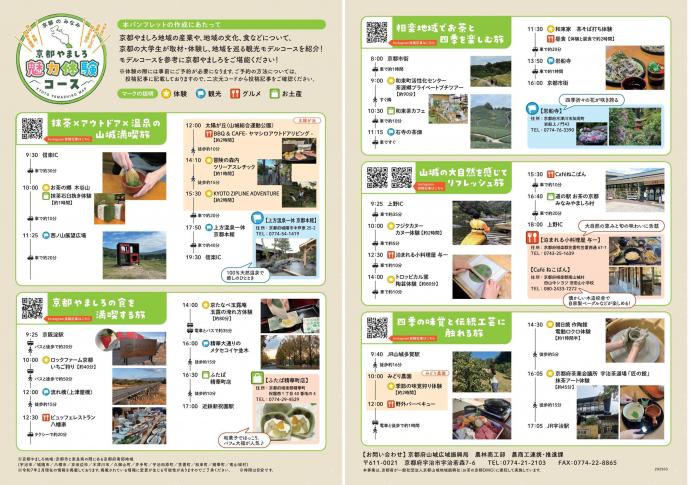 京都やましろを巡る観光モデルコース