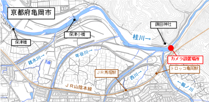 山本浜カメラ設置箇所図