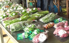 地元野菜の販売