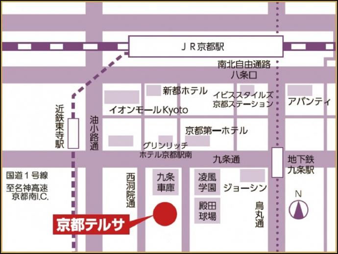 京都ジョブパーク地図