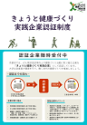 令和7年度けんこうづくり実践企業認証制度チラシTN