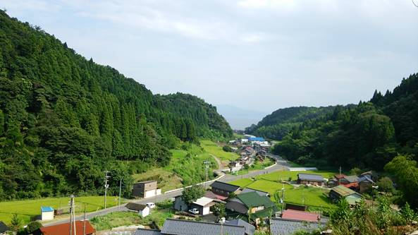 宮津市の農村風景