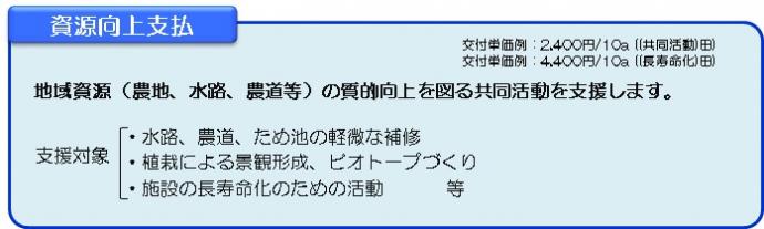 資源向上支払
