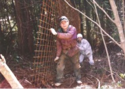 有害鳥獣害防護柵の設置