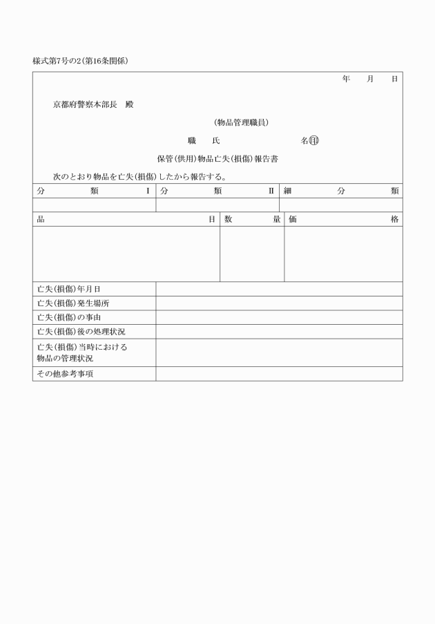 国有物品管理規則 国有物品管理規則