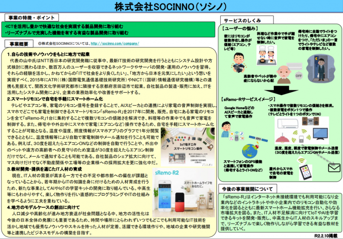 株式会社ソシノ様記事へ