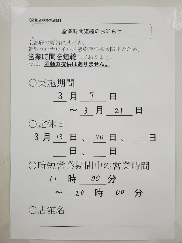 資料（例）：認証店以外の店舗