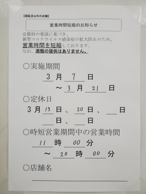 資料（例）：認証店以外の店舗