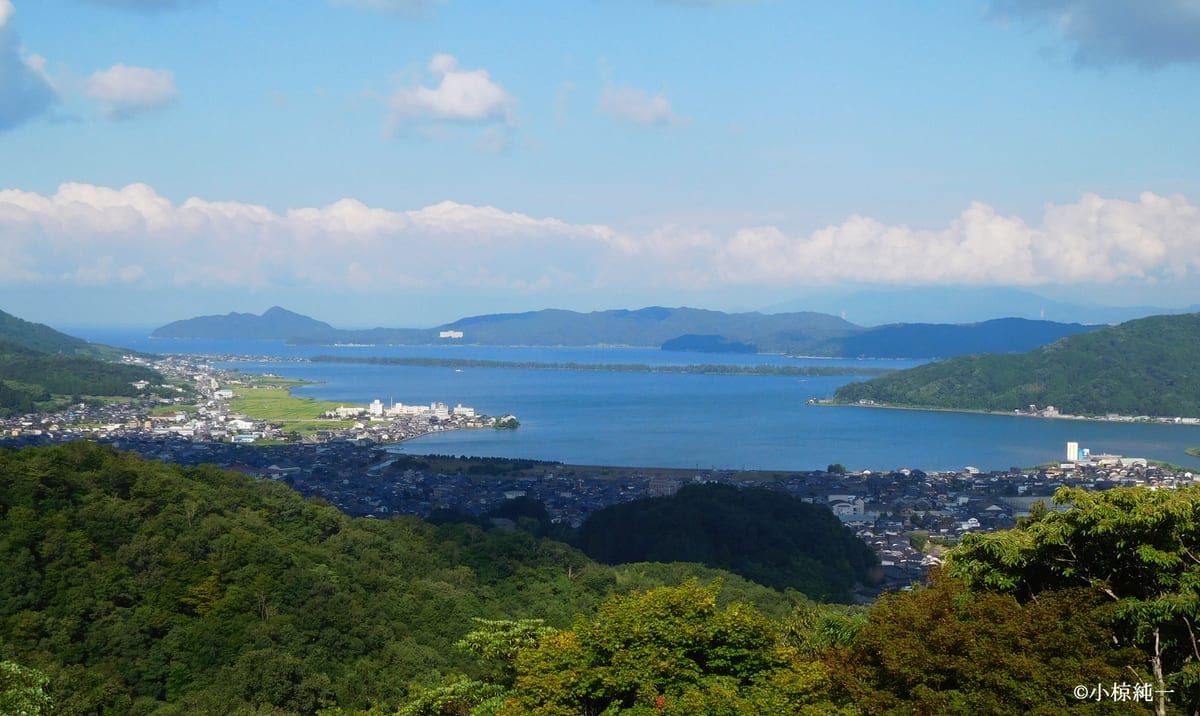 写真9　大内峠からの眺望（2025年8月2日撮影）