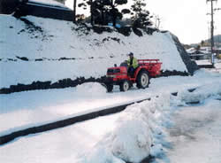 地域と一体となった歩道除雪