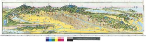 京都名所大鳥瞰図