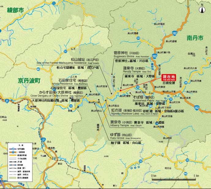 一般導覽圖標誌 大野地區1