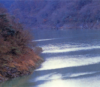 天ヶ瀬ダム湖