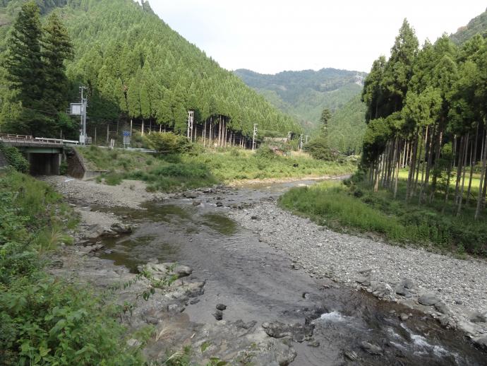 桂川上流域
