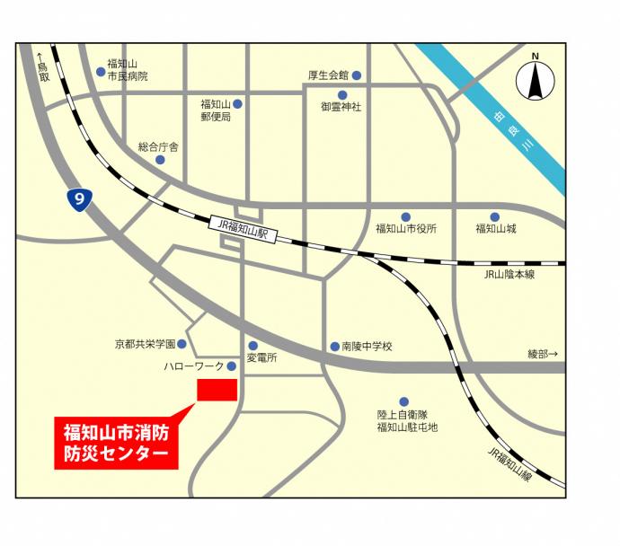 アクセスマップ：北部訓練拠点