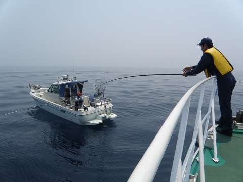 画像：遊漁の指導活動