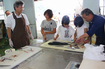 買った魚をさっそく調理