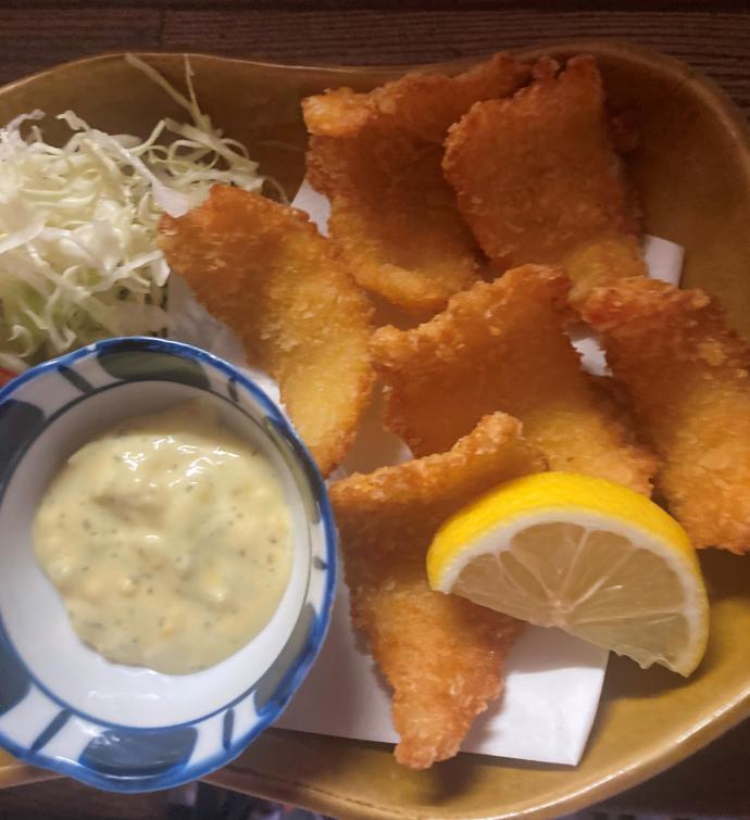 ぽ庵白イカフライ