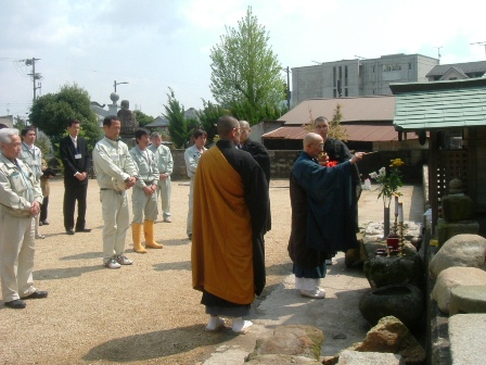 智源寺での当日の様子