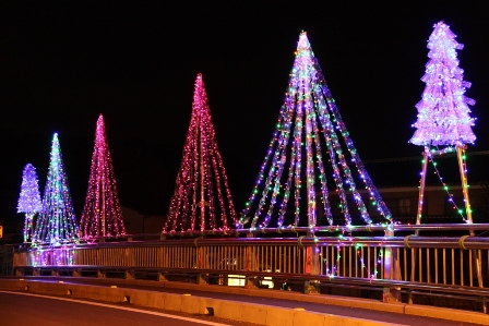 京口橋のイルミネーション