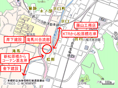 松原橋周辺地図