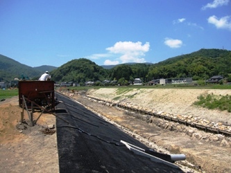 善光橋上流から上流を望む