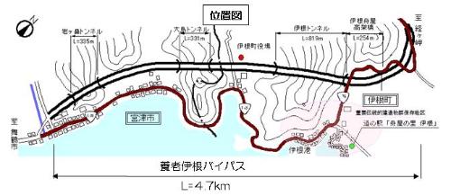 養老伊根バイパス平面図