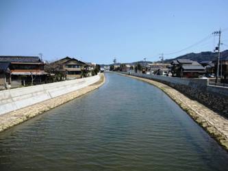 京口橋より下流を望む