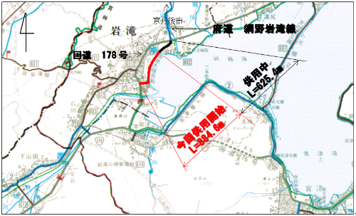 網野岩滝線位置図