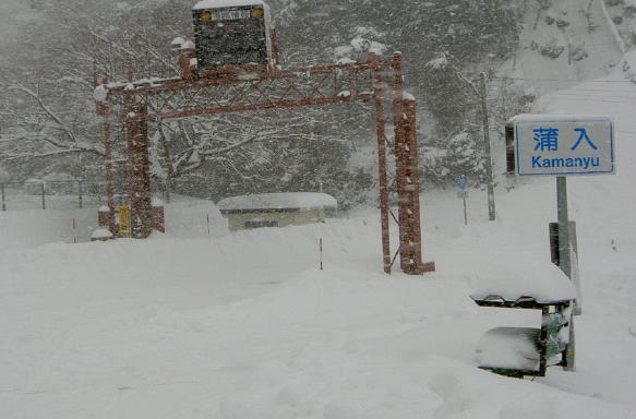 蒲入積雪状況