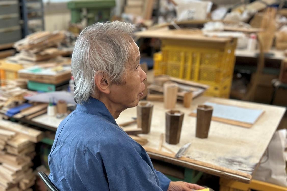 指物職人　佐々木公夫さん