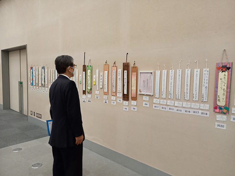 文化庁の宮田長官、今里次長が「京都とっておきの芸術祭」を視察